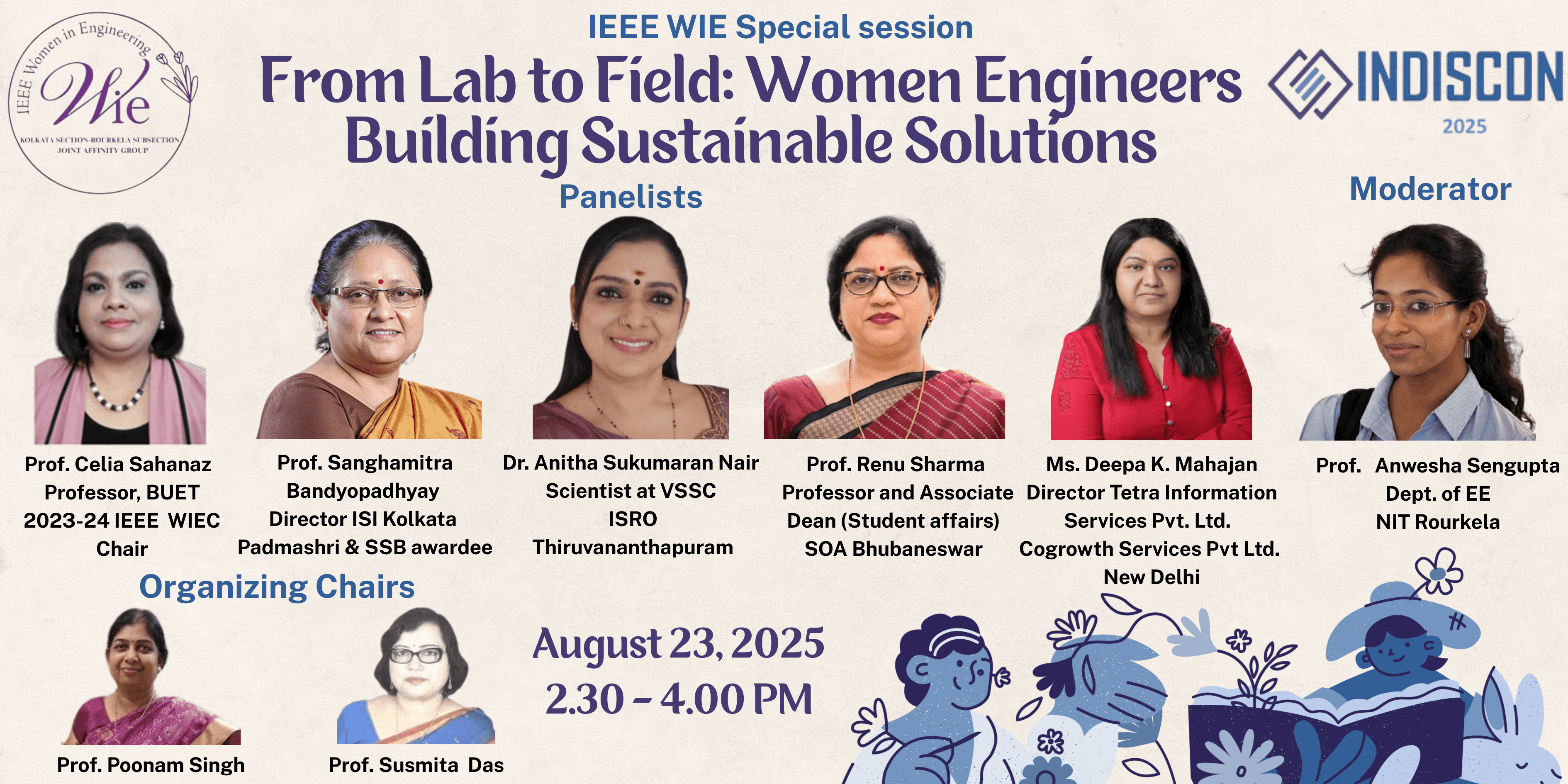 IEEE WIE Special Session Flyer Poster